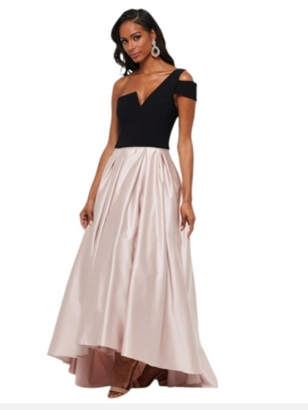 Betsy & Adam two Tone Gown Size 2